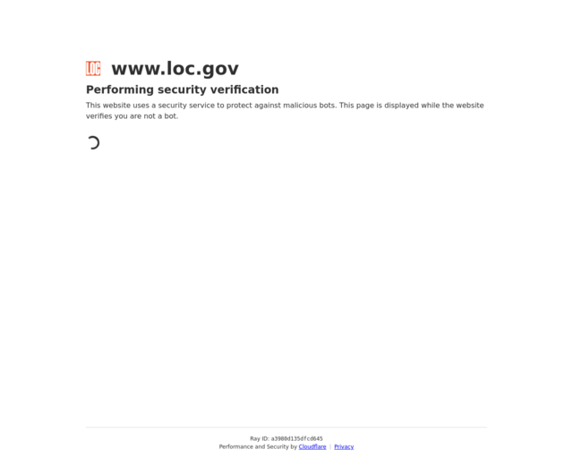 Screenshot of the Prints & Photographs Online Catalog (Lib. of Congress) website