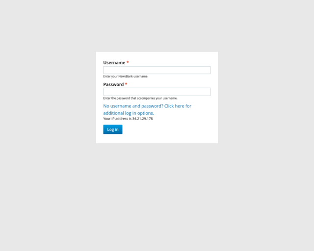 Screenshot of the Access World News website