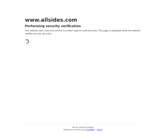 Screenshot of the All Sides website