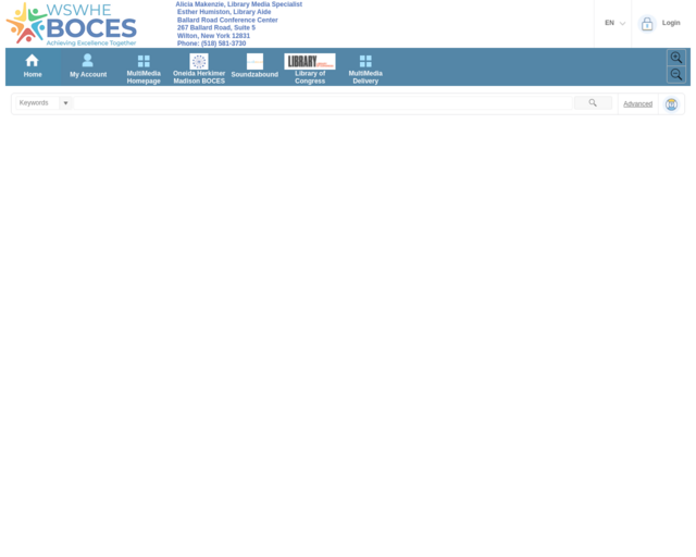 Screenshot of the MultiMedia Catalog website